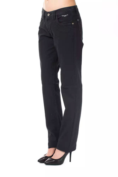Blue Cotton Women Pant Blue Cotton Women Pant