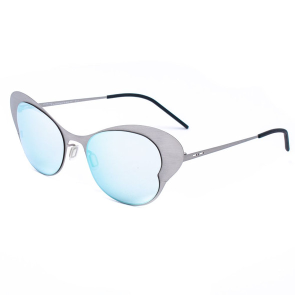 Italia Independent Silver Metal Sunglasses II0216075075AC Italia Independent Silver Metal Sunglasses II0216075075AC