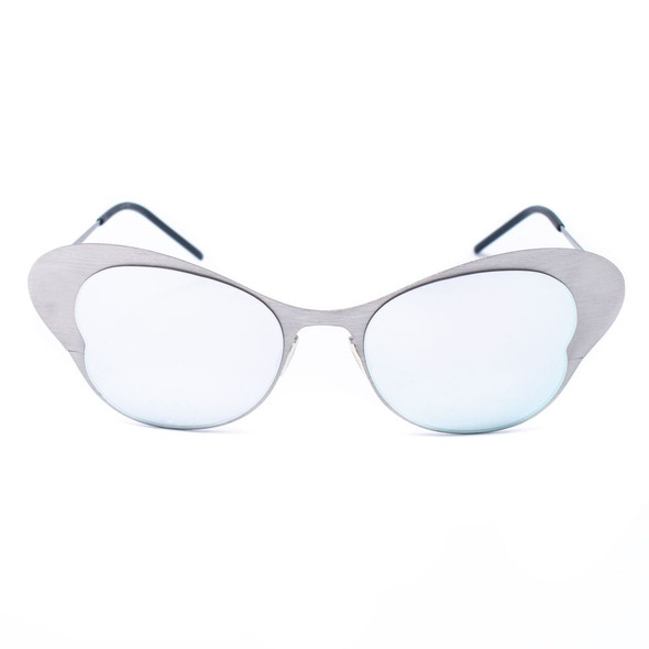 Italia Independent Silver Metal Sunglasses II0216075075AC Italia Independent Silver Metal Sunglasses II0216075075AC