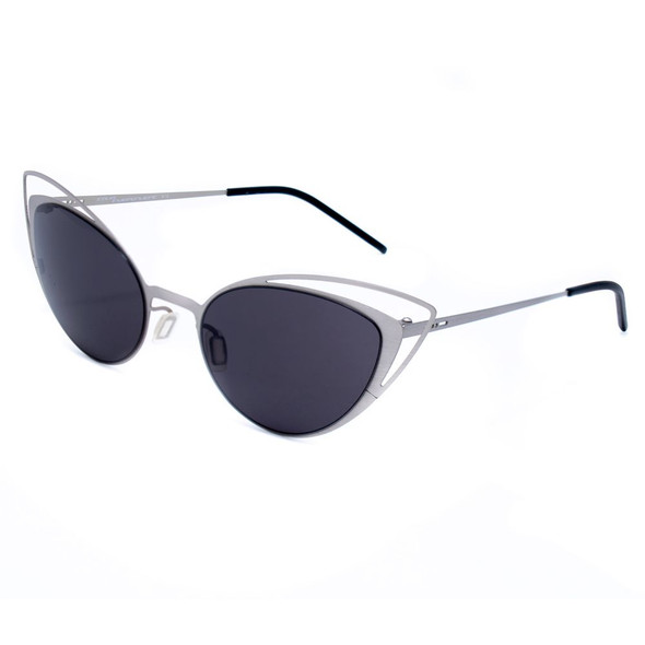 Italia Independent Silver Metal Sunglasses II0218075075AC Italia Independent Silver Metal Sunglasses II0218075075AC