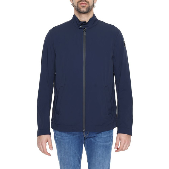 Blue Nylon Jackets & Coat SU13573100010RO Blue Nylon Jackets & Coat SU13573100010RO