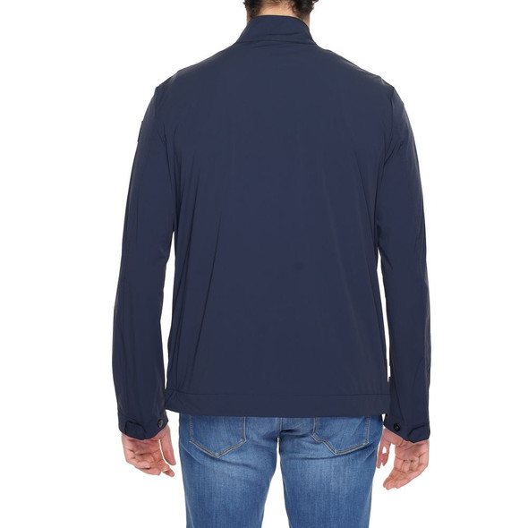 Blue Nylon Jackets & Coat SU13573100010RO Blue Nylon Jackets & Coat SU13573100010RO