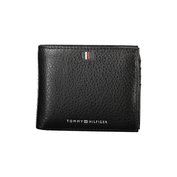 Sleek Black Leather Wallet with Ample Storage Sleek Black Leather Wallet with Ample Storage