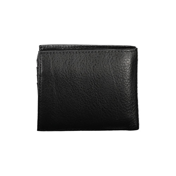 Sleek Black Leather Wallet with Ample Storage Sleek Black Leather Wallet with Ample Storage