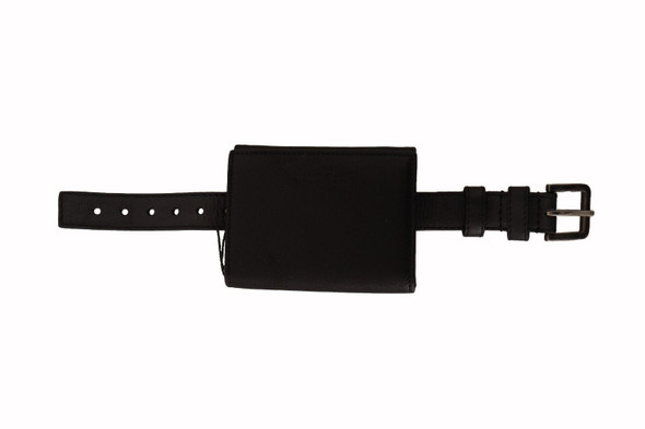 Black Leather Trifold Purse Belt Strap Multi Kit Wallet Black Leather Trifold Purse Belt Strap Multi Kit Wallet