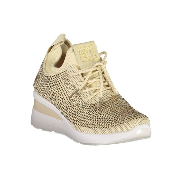 Beige Polyester Women Sneaker Beige Polyester Women Sneaker