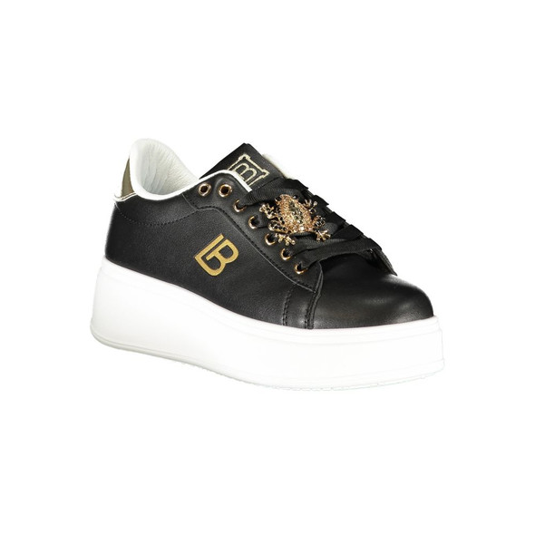 Black Synthetic Women Sneaker LA-36487 Black Synthetic Women Sneaker LA-36487