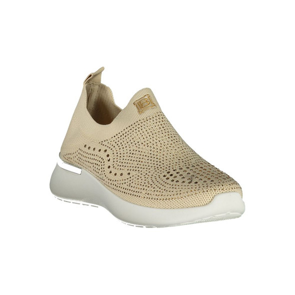 Beige Polyester Women Sneaker LA-36505 Beige Polyester Women Sneaker LA-36505