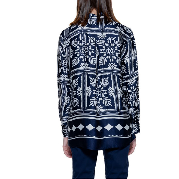 Blue Viscose Shirt ST14212800010RO Blue Viscose Shirt ST14212800010RO