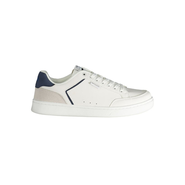 White Polyester Men Sneaker GA-38600 White Polyester Men Sneaker GA-38600