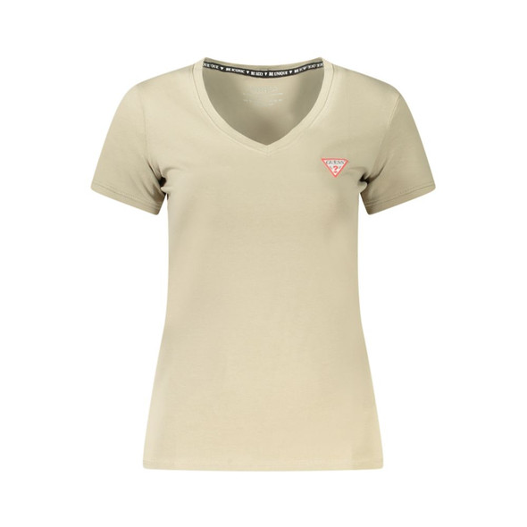 Guess Jeans Green Cotton Tops & T-Shirt Guess Jeans Green Cotton Tops & T-Shirt