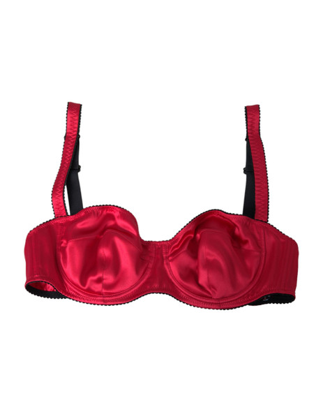Bordeaux Silk Stretch Balconcino Bra Underwear Bordeaux Silk Stretch Balconcino Bra Underwear