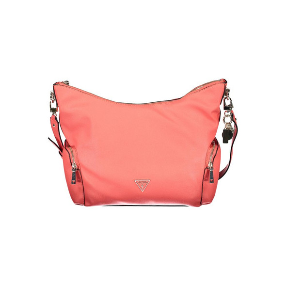 Guess Jeans Pink Polyethylene Handbag GU-5284 Guess Jeans Pink Polyethylene Handbag GU-5284