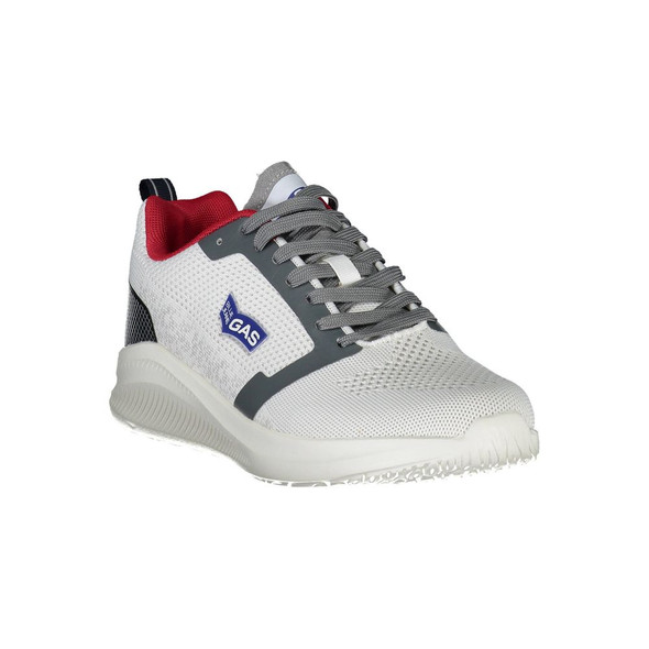 Gas White Polyester Sneaker GA-21855 Gas White Polyester Sneaker GA-21855