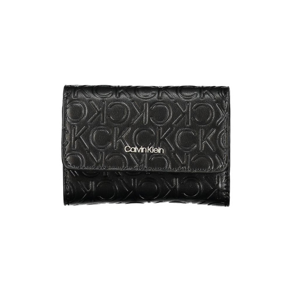 Sleek Black Double-Compartment Wallet Sleek Black Double-Compartment Wallet