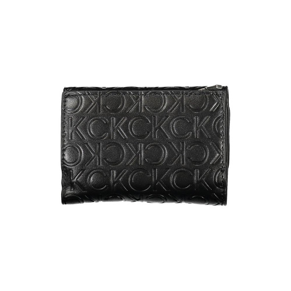 Sleek Black Double-Compartment Wallet Sleek Black Double-Compartment Wallet