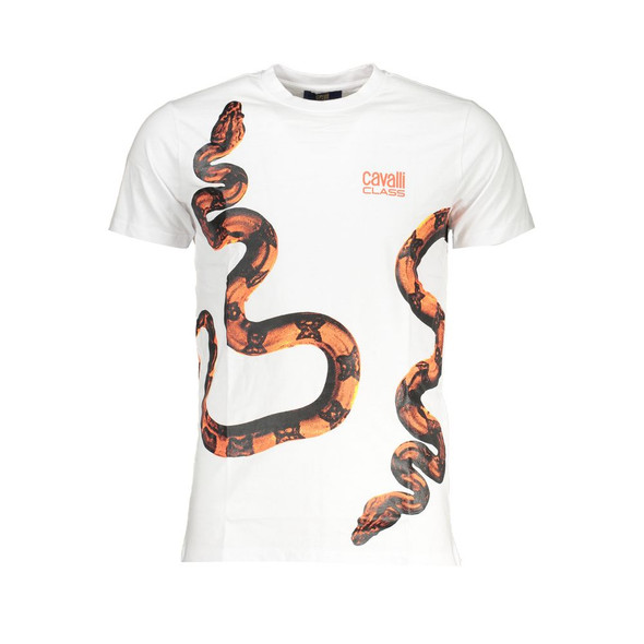 White Cotton T-Shirt CA-28599 White Cotton T-Shirt CA-28599