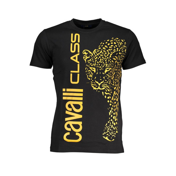 Black Cotton T-Shirt CA-28586 Black Cotton T-Shirt CA-28586