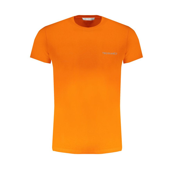 Trussardi Orange Cotton T-Shirt Trussardi Orange Cotton T-Shirt