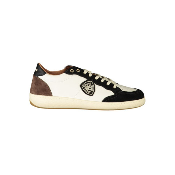 White Polyester Sneaker BL-31652 White Polyester Sneaker BL-31652