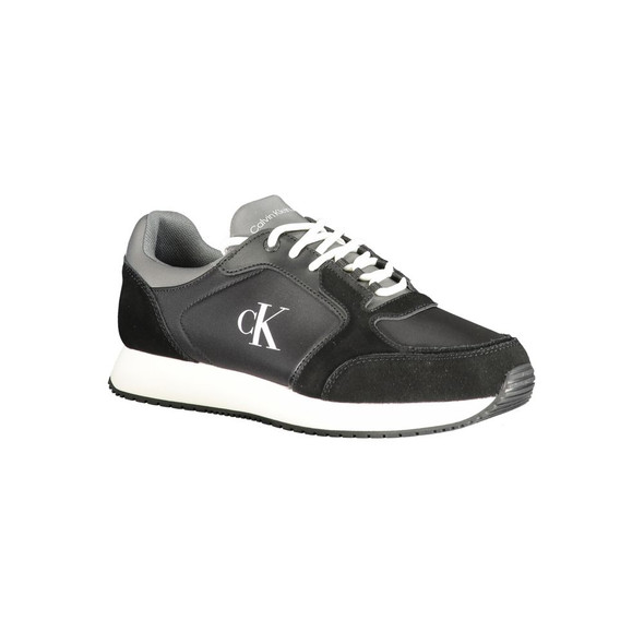 Black Leather Men Sneaker CA-33707 Black Leather Men Sneaker CA-33707