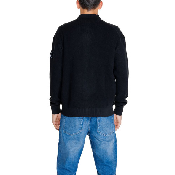 Black Recycled Cotton Cardigan Black Recycled Cotton Cardigan