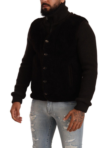 Black Leather Mens Turtle Neck Coat Jacket Black Leather Mens Turtle Neck Coat Jacket