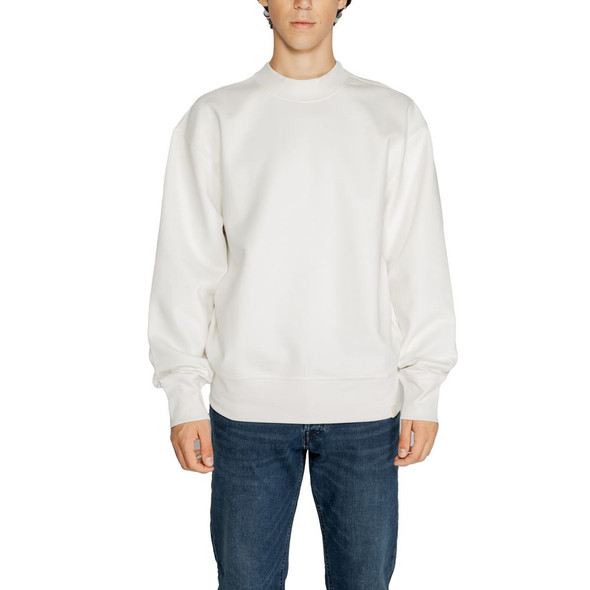 White Recycled Cotton Sweatshirt CA14580700008RO White Recycled Cotton Sweatshirt CA14580700008RO