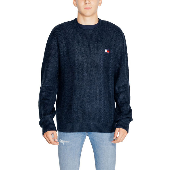 Tommy Hilfiger Jeans Blue Marabou Sweater Tommy Hilfiger Jeans Blue Marabou Sweater
