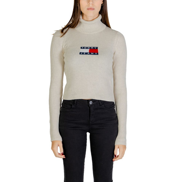 Beige Recycled Polyester Sweater Beige Recycled Polyester Sweater