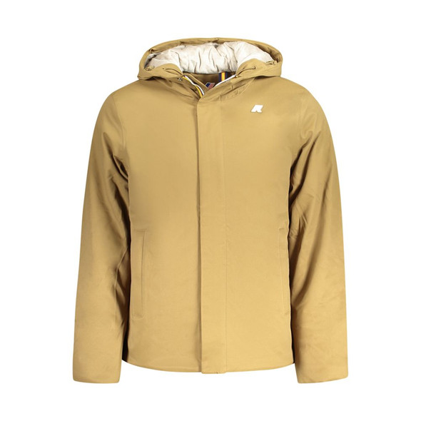Brown Polyester Men Jacket KW-34219 Brown Polyester Men Jacket KW-34219