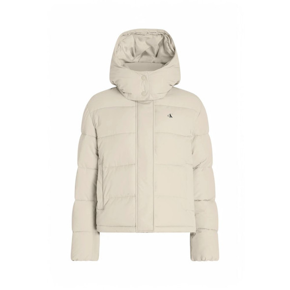 Beige Recycled Polyester Jackets & Coat Beige Recycled Polyester Jackets & Coat