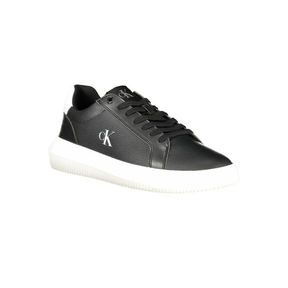 Black Leather Men Sneaker CA-35329 Black Leather Men Sneaker CA-35329