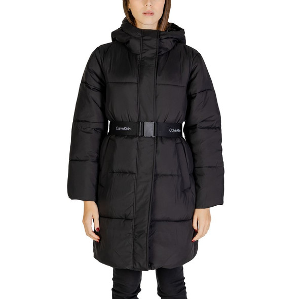 Black Nylon Jackets & Coat CA14574100009RO Black Nylon Jackets & Coat CA14574100009RO
