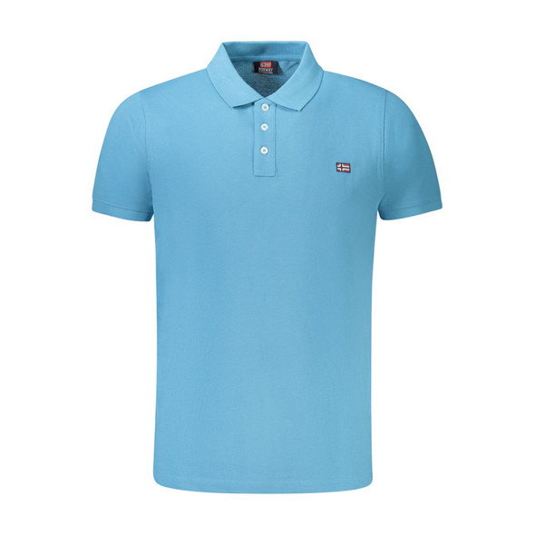 Light Blue Cotton Men Polo Shirt NO-35493 Light Blue Cotton Men Polo Shirt NO-35493