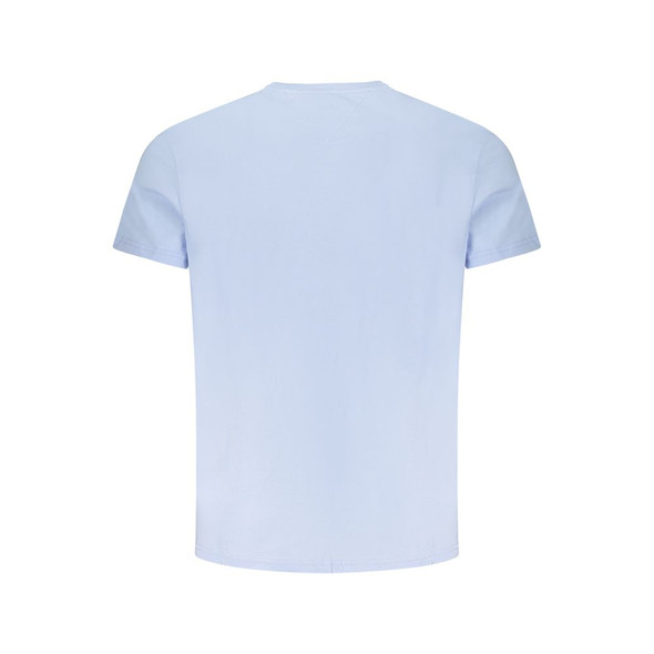 Tommy Hilfiger Blue Cotton Men T-Shirt TO-38479 Tommy Hilfiger Blue Cotton Men T-Shirt TO-38479