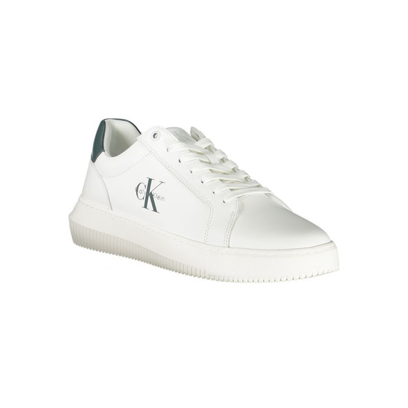 Calvin Klein White Leather Men Sneaker CA-38961 Calvin Klein White Leather Men Sneaker CA-38961