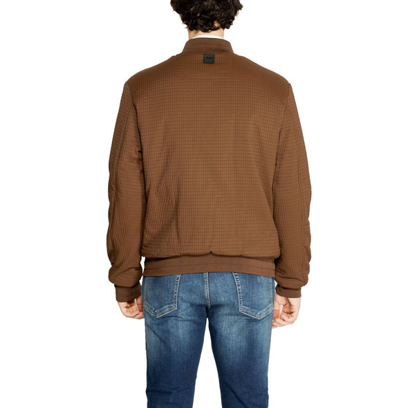 Brown Polyester Jackets & Coat AN14634000140RO Brown Polyester Jackets & Coat AN14634000140RO