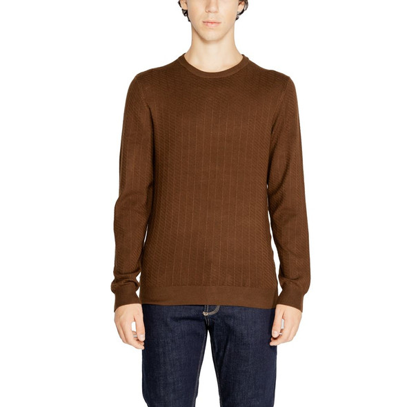 Brown Viscose Sweater AN14638500140RO Brown Viscose Sweater AN14638500140RO