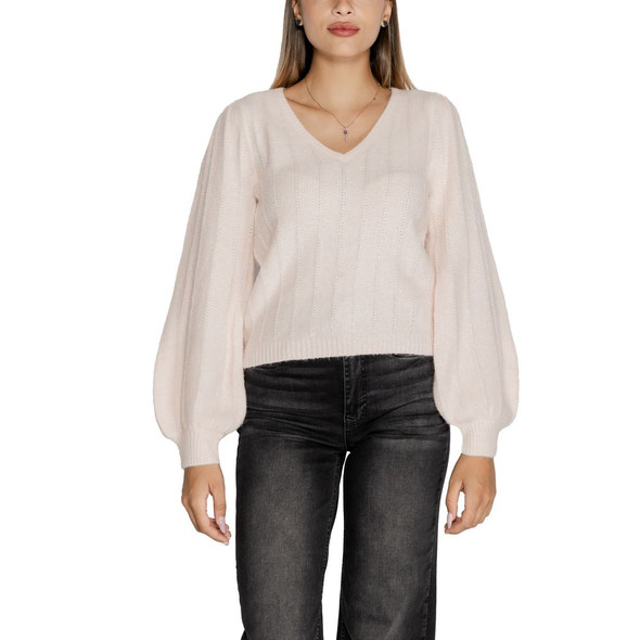 Guess Pink Polyester Sweater Guess Pink Polyester Sweater