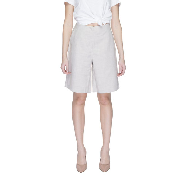 Gray Polyester Bermuda Gray Polyester Bermuda