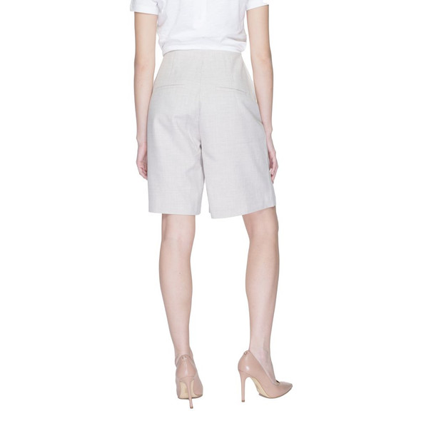 Gray Polyester Bermuda Gray Polyester Bermuda
