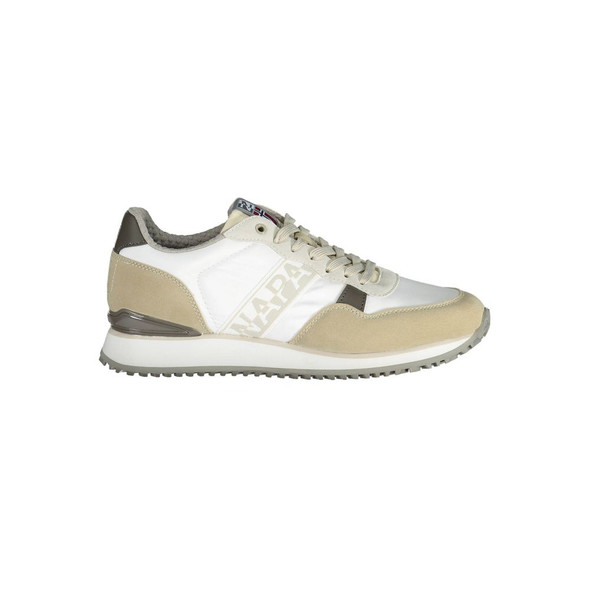 White Polyester Men Sneaker NA-36882 White Polyester Men Sneaker NA-36882