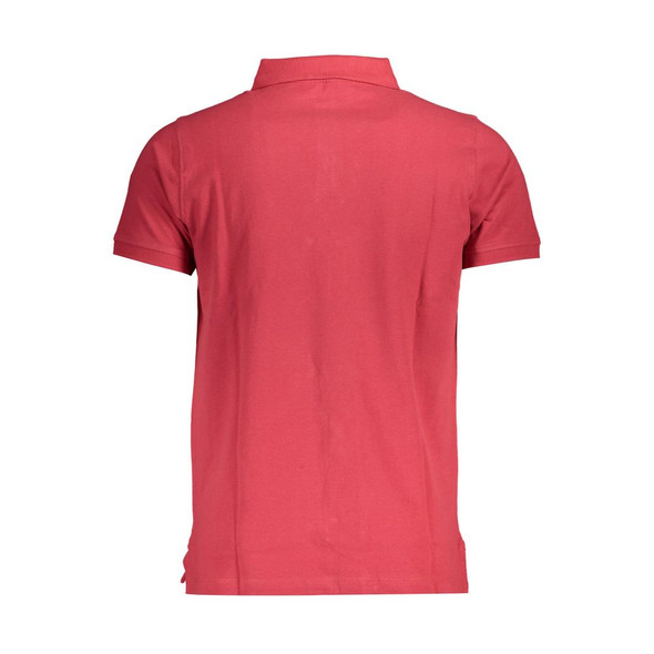 Norway 1963 Red Cotton Men Polo Shirt Norway 1963 Red Cotton Men Polo Shirt