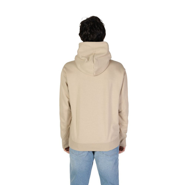 Beige Recycled Polyester Hoody Beige Recycled Polyester Hoody
