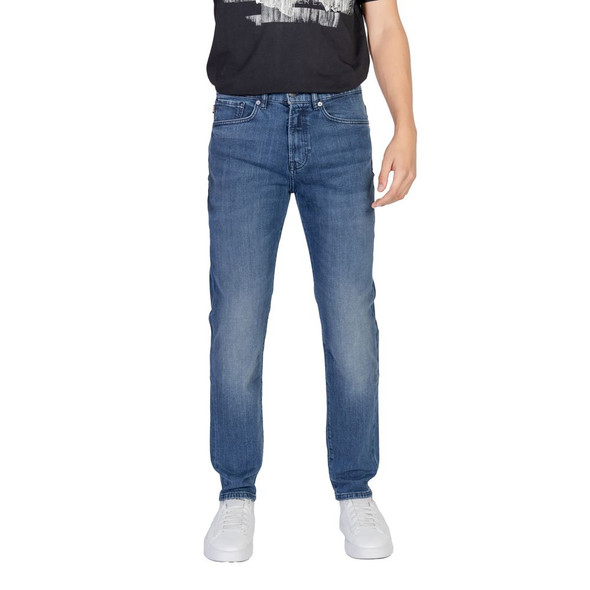 Blue Cotton Relaxed Fit Jean BO14898100237RO Blue Cotton Relaxed Fit Jean BO14898100237RO