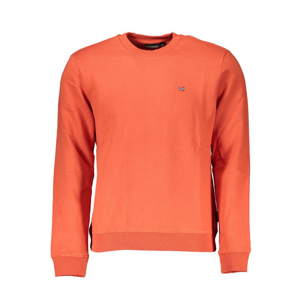 Napapijri Red Cotton Sweater NA-25284 Napapijri Red Cotton Sweater NA-25284