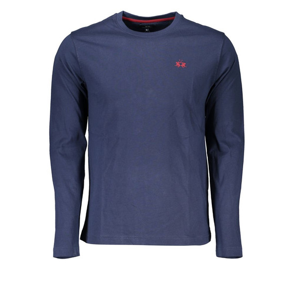 Regal Blue Crew Neck Embroidered Tee Regal Blue Crew Neck Embroidered Tee