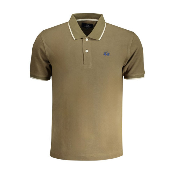 Green Cotton Polo Shirt LA-30437 Green Cotton Polo Shirt LA-30437
