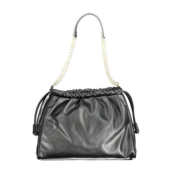 Mario Valentino Black Polyethylene Handbag VA-31072 Mario Valentino Black Polyethylene Handbag VA-31072